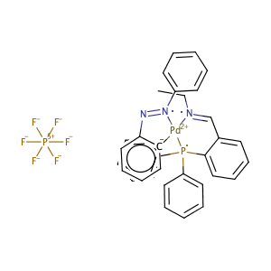 [Pd(azobenzene)(Ph2P(o-C6H4-CH=N-Et))](PF6),CAS No. 253789-18-3.