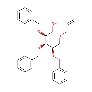 5-O-Allyl-2,3,4-tri-O-benzyl-D-ribitol,CAS No. 111549-97-4.