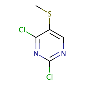 2,4-dichloro-5-methylsulfanylpyrimidine,CAS No. 7401-98-1.