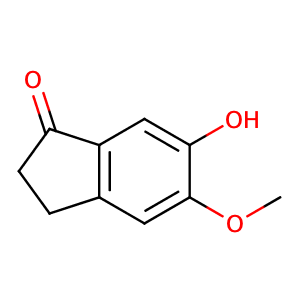 6-hydroxy-5-methoxy-2,3-dihydroinden-1-one,CAS No. 90843-62-2.