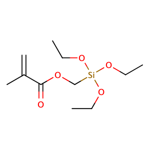 Methacryloxymethyltriethoxysilane,CAS No. 5577-72-0.