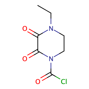 4-Ethyl-2,3-dioxo-1-piperazine carbonyl chloride,CAS No. 59703-00-3.