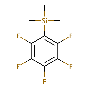 trimethyl-(2,3,4,5,6-pentafluorophenyl)silane,CAS No. 1206-46-8.