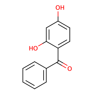 (2,4-Dihydroxyphenyl)(phenyl)methanone,CAS No. 131-56-6.