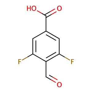 3,5-difluoro-4-formylbenzoic acid,CAS No. 736990-88-8.