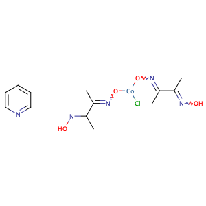 bis(dimethylglyoximato)(pyridine)cobalt(III) chloride,CAS No. 23295-32-1.