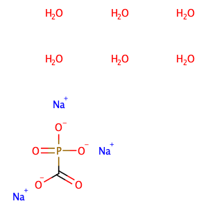Phosphonoformic acid trisodium salt hexahydrate,CAS No. 34156-56-4.