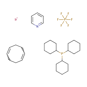 (1,5-Cyclooctadiene)pyridine(tricyclohexylphosphine)iridium hexafluorophosphate,CAS No. 64536-78-3.