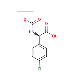 (2R)-2-{[(tert-butoxy)carbonyl]amino}-2-(4-chlorophenyl)acetic acid,CAS No. 53994-85-7.