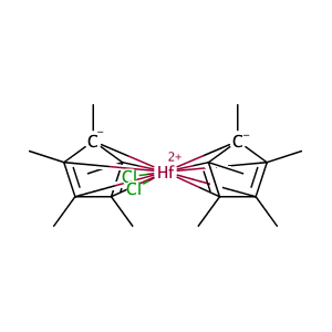 dichlorobis(η5-pentamethylcyclopentadienido)hafnium(IV),CAS No. 85959-83-7.
