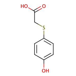 2-(4-hydroxyphenyl)sulfanylacetic acid,CAS No. 42580-38-1.