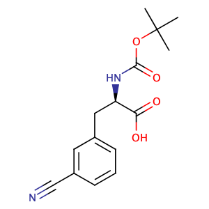 Boc-D-3-cyanophenylalanine,CAS No. 205445-56-3.