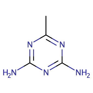 6-Methyl-1,3,5-triazine-2,4-diamine,CAS No. 542-02-9.