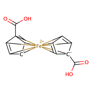 1,1'-Ferrocenedicarboxylic acid,CAS No. 1293-87-4.