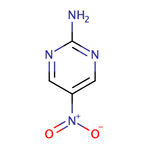 2-Amino-5-nitropyrimidine,CAS No. 3073-77-6.