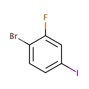 1-Bromo-2-fluoro-4-iodobenzene,CAS No. 136434-77-0.