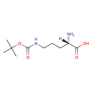 (S)-2-Amino-5-tert-butoxycarbonylamino-pentanoic acid,CAS No. 13650-49-2.