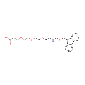 1-(9H-Fluoren-9-yl)-3-oxo-2,7,10,13-tetraoxa-4-azahexadecan-16-oic acid,CAS No. 867062-95-1.