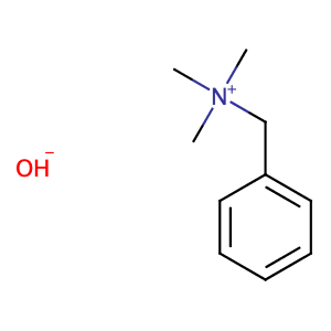N-benzyl-trimethylammonium hydroxide,CAS No. 100-85-6.