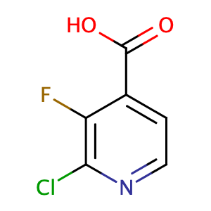 2-Chloro-3-fluoroisonicotinic acid,CAS No. 628691-93-0.