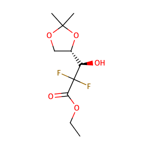 Ethyl (3R,S)-2,2-difluoro-3-hydroxy-3-(2,2-dimethyldioxolan-4-yl)propionate,CAS No. 95058-92-7.