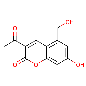 3-Acetyl-7-hydroxy-5-(hydroxymethyl)-2H-chromen-2-one,CAS No. 53696-74-5.