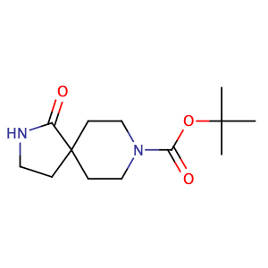 tert-butyl 1-oxo-2,8-diazaspiro[4.5]decane-8-carboxylate,CAS No. 268550-48-7.