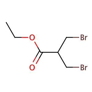 Ethyl 3-bromo-2-(bromomethyl)propionate,CAS No. 58539-11-0.