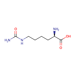 (R)-2-Amino-6-ureido-hexanoic acid,CAS No. 121080-96-4.