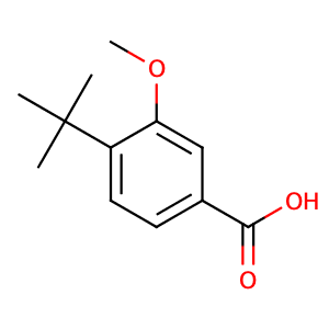 3-Methoxy-4-tert-butylbenzoic acid,CAS No. 79822-46-1.