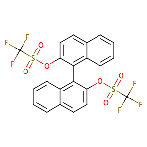 (R)-(-)-1,1'-Binaphthol-2,2'-bis(trifluoromethanesulfonate),CAS No. 126613-06-7.