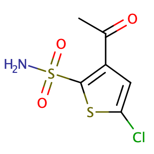 3-Acetyl-5-chlorothiophene-2-sulfonamide,CAS No. 160982-10-5.