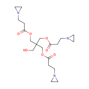 Pentaerythritol tris(3-(1-aziridinyl)propionate),CAS No. 57116-45-7.