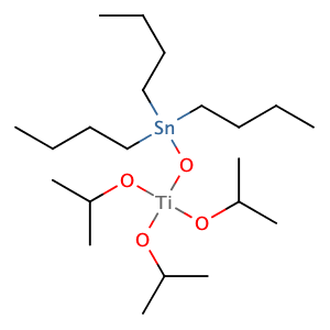 (Triisopropoxytitanoxy)tri-N-butyltin; Triisopropoxy[(tributylstannyloxy)]-titanium,CAS No. 32124-32-6.