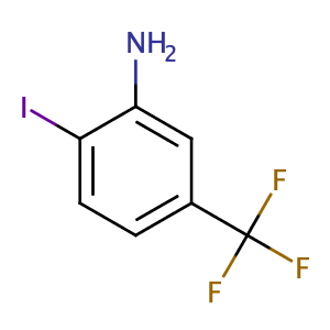 3-Amino-4-iodobenzotrifluoride,CAS No. 105202-02-6.