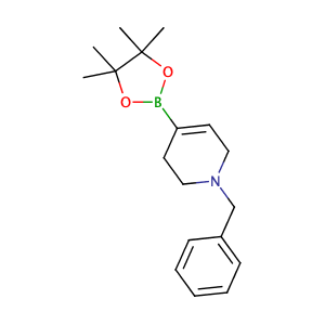 1-Benzyl-4-(4,4,5,5-tetramethyl-1,3,2-dioxaborolan-2-yl)-1,2,3,6-tetrahydropyridine,CAS No. 1048976-83-5.