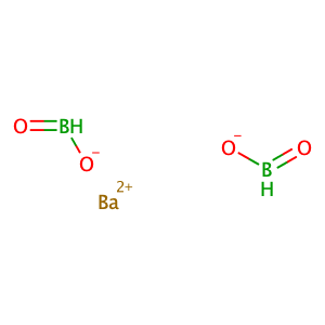Barium metaborate,CAS No. 13701-59-2.
