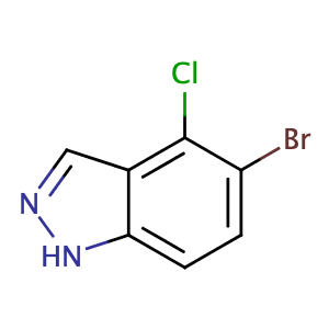 5-Bromo-4-chloro-1H-indazole,CAS No. 1082041-90-4.