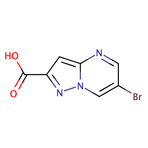 6-Bromopyrazolo[1,5-a]pyrimidine-2-carboxylic acid,CAS No. 300717-72-0.