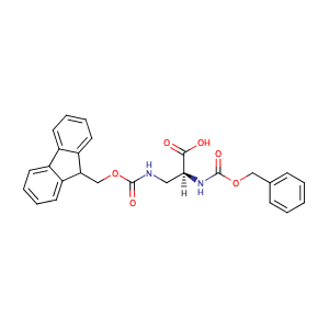 (S)-3-((((9H-Fluoren-9-yl)methoxy)carbonyl)amino)-2-(((benzyloxy)methyl)amino)propanoic acid,CAS No. 142855-80-9.