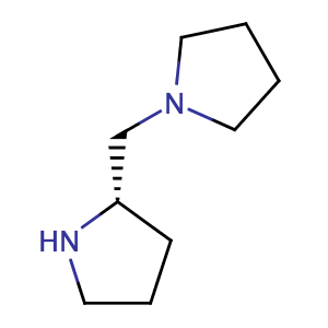 (S)-(+)-1-(2-pyrrolidinylmethyl)-pyrrolidine,CAS No. 51207-66-0.