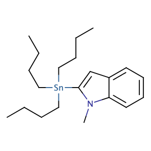 N-Methyl-1H-indol-2-tributylstannane,CAS No. 157427-46-8.
