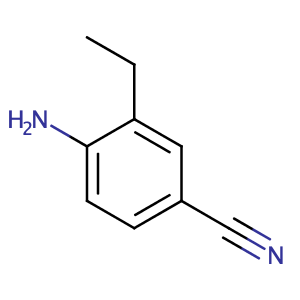 4-Amino-3-ethylbenzonitrile,CAS No. 170230-87-2.