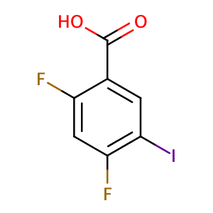 2,4-Difluoro-5-iodobenzoic acid,CAS No. 161531-51-7.