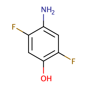 4-AMINO-2,5-DIFLUOROPHENOL,CAS No. 120103-19-7.