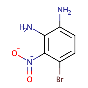 4-Bromo-3-nitrobenzene-1,2-diamine,CAS No. 147021-89-4.