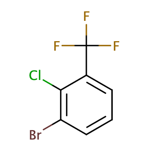 1-Bromo-2-chloro-3-(trifluoromethyl)benzene,CAS No. 56131-47-6.