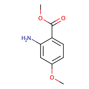 2-Amino-4-methoxybenzoic acid methyl ester,CAS No. 50413-30-4.