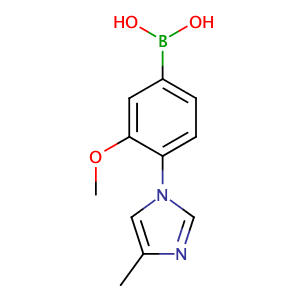 3-methoxy-4-(4-methyl-1H-imidazol-1-yl)phenylboronic acid,CAS No. 1145786-45-3.