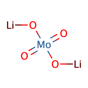 Lithium molybdate(VI),CAS No. 13568-40-6.